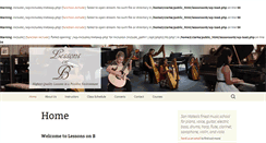 Desktop Screenshot of lessonsonb.com